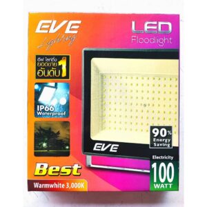 eve led floodlight best 100w แสงวอร์ม warmwhite